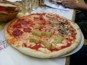 Pizza Quattro Stagioni im I Due Forni