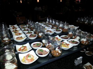 Argentinisches Fingerfood im Midtwon Grill im Marriott Hotel Berlin